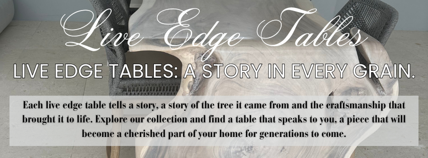 Live-Edge Wood furniture